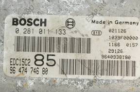 БЛОК УПРАВЛЕНИЯ   C8 807 FIAT ULYSSE 0281011133
