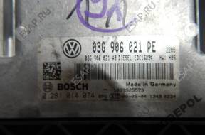 БЛОК УПРАВЛЕНИЯ   CADDY 03G906021PE 0281014074