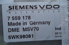 БЛОК УПРАВЛЕНИЯ CAS 2 КЛЮЧ bmw e90 e91 325i N52B25A