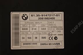 БЛОК УПРАВЛЕНИЯ CAS 3 Bmw e90 e91 e60 e61 e82 e63 9147217