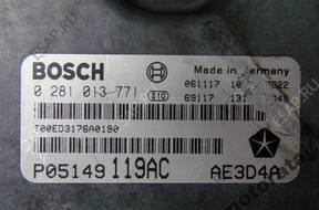 БЛОК УПРАВЛЕНИЯ CHRYSLER  3.0 CRD 0281013771 PO5149119AC