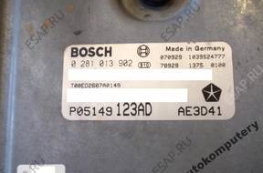 БЛОК УПРАВЛЕНИЯ CHRYSLER 300C p05149123ad 0281013902