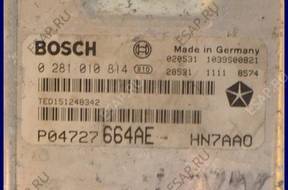 БЛОК УПРАВЛЕНИЯ CHRYSLER VOYAGER 0281010814 P04727664AE