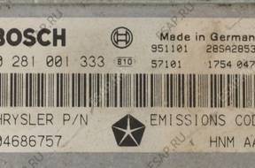 БЛОК УПРАВЛЕНИЯ   CHRYSLER VOYAGER 2.5 0281001333