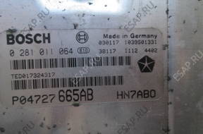 БЛОК УПРАВЛЕНИЯ CHRYSLER VOYAGER III 2.5 CRD 0281011064