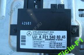 БЛОК УПРАВЛЕНИЯ CINIENIA OPON A2215404062 S-KLASA W221