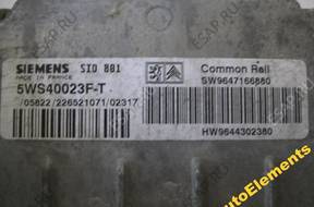 БЛОК УПРАВЛЕНИЯ CITROEN 2.0 HDI SID 801 5WS40023F-T