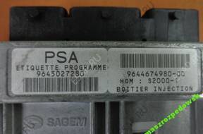 БЛОК УПРАВЛЕНИЯ CITROEN 9645027280 9644674980-00