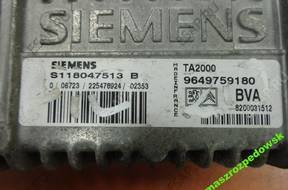 БЛОК УПРАВЛЕНИЯ   CITROEN 9649759180 S118047513 B