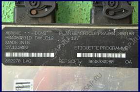БЛОК УПРАВЛЕНИЯ CITROEN BERLINGO 9641390180 9648330280
