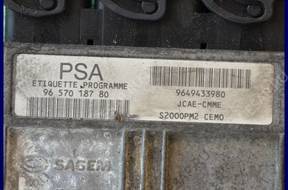 БЛОК УПРАВЛЕНИЯ CITROEN BERLINGO 9657018780 9649433980