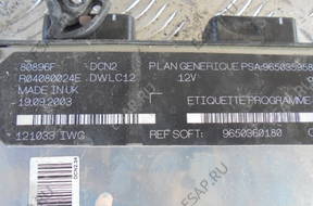 БЛОК УПРАВЛЕНИЯ  CITROEN C15 1.9 D 9650360180