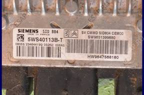 БЛОК УПРАВЛЕНИЯ   CITROEN C2 1.4 5WS40113B-T