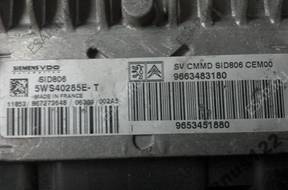 БЛОК УПРАВЛЕНИЯ CITROEN C2 1.4 HDI 5WS40285E-T 9663483180