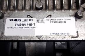 БЛОК УПРАВЛЕНИЯ CITROEN C2 sid804 5ws40174bt 9655939280