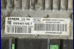 БЛОК УПРАВЛЕНИЯ CITROEN C3 1.4 5WS40110E-T SW9654925480