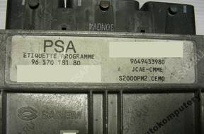 БЛОК УПРАВЛЕНИЯ CITROEN C3 1.4 9657018180 9649433980 +KOD