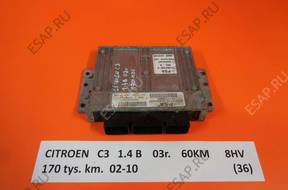 БЛОК УПРАВЛЕНИЯ CITROEN C3 1.4 B 03 8HV   ДВИГАТЕЛЕМ
