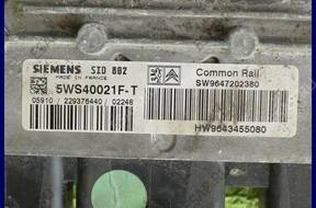 БЛОК УПРАВЛЕНИЯ CITROEN C3 1.4 HDI 5WS40021F-T SID 802