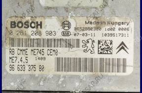 БЛОК УПРАВЛЕНИЯ   CITROEN C3 1.6 16V 0261208903
