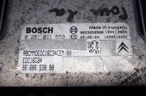 БЛОК УПРАВЛЕНИЯ CITROEN C3 1.6HDI 9660653880 0281011559