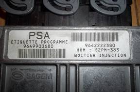 БЛОК УПРАВЛЕНИЯ Citroen C3 9649903680 9642222380 S2PM-383