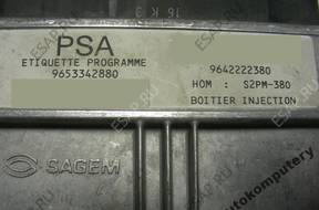 БЛОК УПРАВЛЕНИЯ CITROEN C3 9653342880 9642222380 s2pm380
