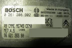 БЛОК УПРАВЛЕНИЯ CITROEN C3 9662126580 0261208902 +KOD