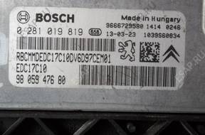 БЛОК УПРАВЛЕНИЯ  CITROEN C3 III 1.6 EHDI 0281019819
