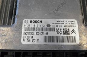 БЛОК УПРАВЛЕНИЯ CITROEN C3 PICASSO   1.6 HDI 10 год,