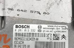 БЛОК УПРАВЛЕНИЯ CITROEN C4 1,6 HDI 0281013332
