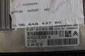 БЛОК УПРАВЛЕНИЯ CITROEN C4 1.6 HDI   9664843780