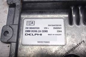 БЛОК УПРАВЛЕНИЯ CITROEN C4 9808270880 9804828580 dcm6.2a