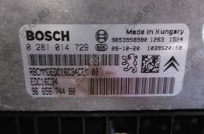 БЛОК УПРАВЛЕНИЯ Citroen  c4 Picasso 0281014729