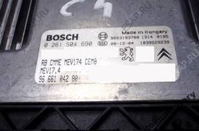 БЛОК УПРАВЛЕНИЯ CITROEN C4 PICASSO 9666104280 0261s04690