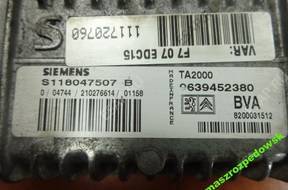 БЛОК УПРАВЛЕНИЯ CITROEN C5 2.0 HDI 9639452380 S118047507B