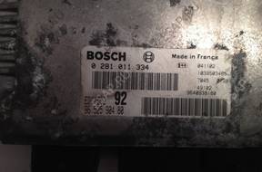 БЛОК УПРАВЛЕНИЯ CITROEN C8 2.0 HDI 0281011334 9652590480