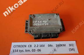 БЛОК УПРАВЛЕНИЯ CITROEN C8 2.2 16V 04   ДВИГАТЕЛЕМ