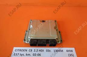 БЛОК УПРАВЛЕНИЯ CITROEN C8 2.2 HDI 03   ДВИГАТЕЛЕМ