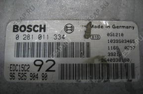 БЛОК УПРАВЛЕНИЯ CITROEN C8 807 HDI   0281011334