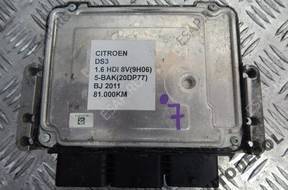БЛОК УПРАВЛЕНИЯ   CITROEN DS3 1.6 HDI 0281017600