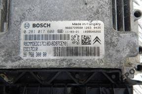 БЛОК УПРАВЛЕНИЯ   CITROEN DS3 1.6 HDI 0281017600
