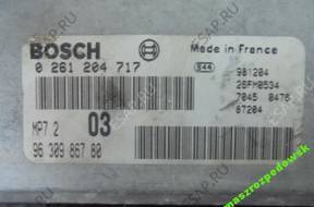 БЛОК УПРАВЛЕНИЯ CITROEN PEUGEOT 0261204717 9630986780
