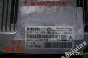 БЛОК УПРАВЛЕНИЯ citroen peugeot 0281011966 9662670780