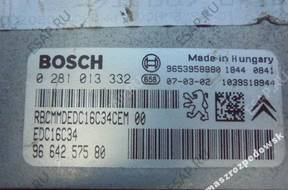 БЛОК УПРАВЛЕНИЯ CITROEN PEUGEOT 0281013332 9664257580