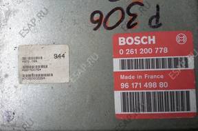 БЛОК УПРАВЛЕНИЯ CITROEN PEUGEOT 1.4 0261200778 9617149880