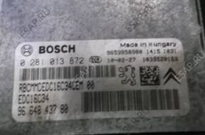 БЛОК УПРАВЛЕНИЯ CITROEN PEUGEOT 1.6   0281013872