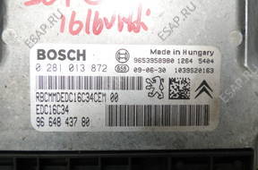 БЛОК УПРАВЛЕНИЯ Citroen  Peugeot 1.6 HDI 0281013872