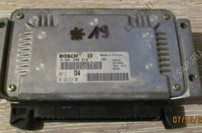 БЛОК УПРАВЛЕНИЯ CITROEN PEUGEOT 206 1.6 9632693980