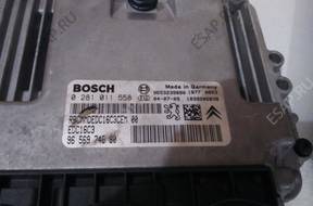 БЛОК УПРАВЛЕНИЯ Citroen Peugeot 207 1.6 HDI 0281011558